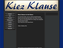 Tablet Screenshot of hamburg-kiez-klause.de